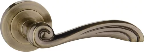 ORION ajtókilincs kerek rozettás antik Csak kilincs felső rozettán