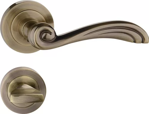 ORION ajtókilincs kerek rozettás antik WC