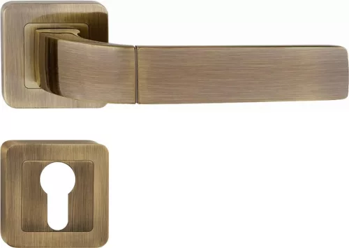 PRIMA ajtókilincs kerek rozettás antik PZ