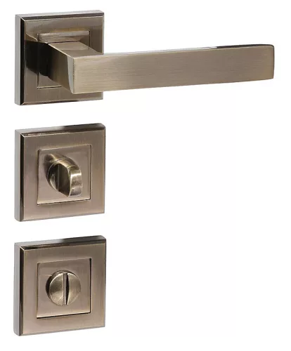 Matrix Štvorcová rozeta Starožitné umývané WC s povrchom