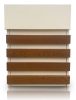 Mailbox Four-Lines Wood Decor Beige-Gold Oak