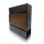 Mailbox Fence Design II. Wood decor Nero-Walnut