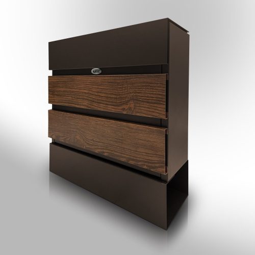 Proiectarea gardului cutiei poștale III. Decor lemn Nero-Nuc