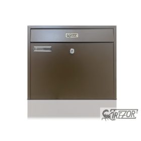 Cutie poștală impermeabilă maro