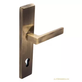   Parisienne Security Antique Brushed Surface 90mm PZ Knob/Knob