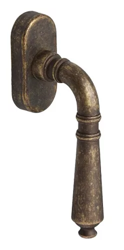 Valentina Patina Mâner de fereastră mare antic cu mecanism de poziționare