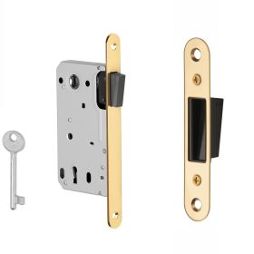   Încuietoare magnetică Auriu strălucitor 50/90mm BB gaură normală a cheii