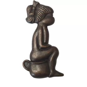 Piktogram Wc jelző Lány Bronz