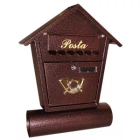  Cutie poștală Spi 1 Bronze antique Cu blat de cort, Suport pentru ziare