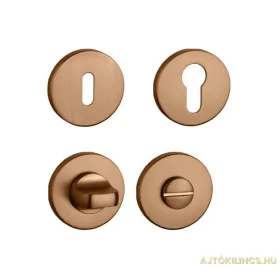 Unteres Runde Rosette Super Slim Matt Red Kupfer WC