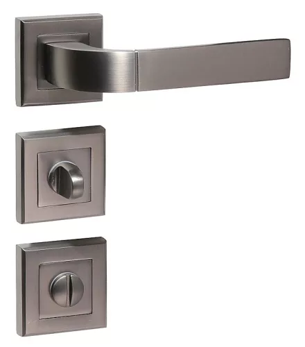 Rozetă Fox Pătrată WC antracit / gri grafit