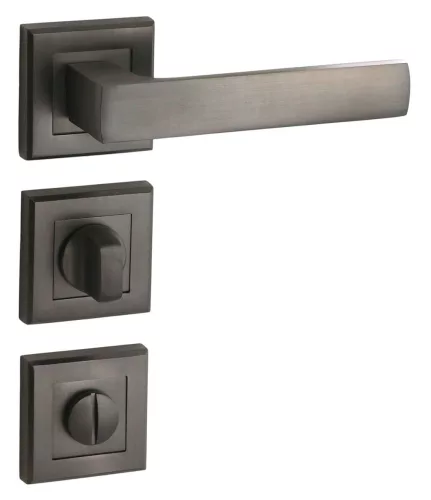 Maffia Rozetă pătrată WC antracit / gri grafit