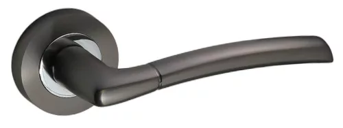 Figo Round Rosette Anthracite / graphite gray Only handle on top rosette