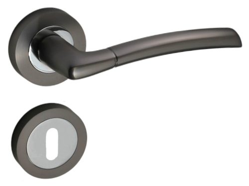 Figo Round Rosette Anthracite / graphite gray BB