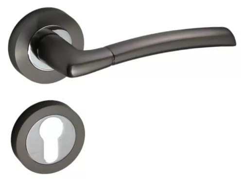 Figo Round Rosette Anthracite / graphite gray PZ