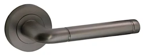 Rozetă rotundă Lindo Antracit / gri grafit Numai mâner pe rozeta superioară