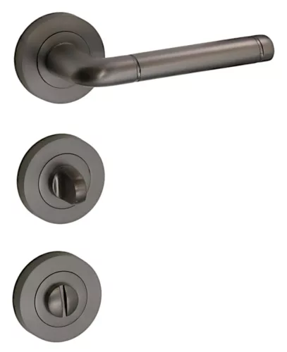 Lindo Okrúhla rozeta Antracit / grafitovo sivá WC