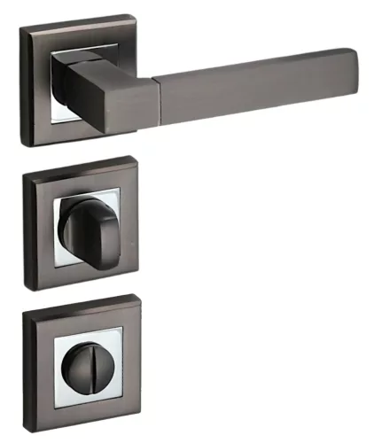 Rozetă Star Pătrată WC antracit / gri grafit