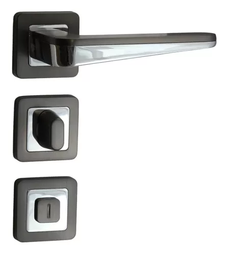 Tosca Rozetă pătrată Antracit / gri grafit WC