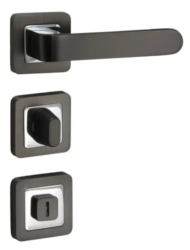 Tosca Rozetă pătrată Antracit / gri grafit WC