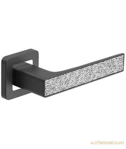 Glamour Square roz antracit/gri grafit cu inserție de cristal alb BB