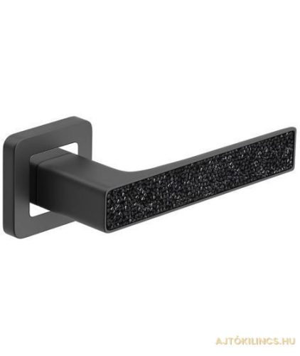 Glamour Square roz antracit/gri grafit cu inserție de cristal negru BB