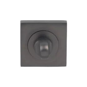   Quadratische Rosette anthrazit/graphitgrau WC Abdeckung unten/oben