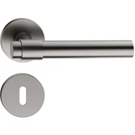   ALLURE ajtókilincs kerek rozettás R SLIM sötétszürke - CORONA PREMIUM BB