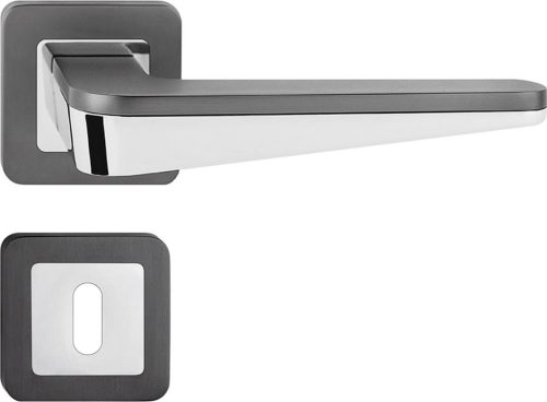 DUO/NYITOTT nyél kerek rozettás grafit BB