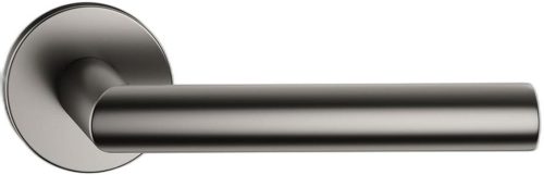 ELLE ajtókilincs kerek rozettás R SLIM vékony sötétszürke - CORONA PREMIUM Csak kilincs felső rozet