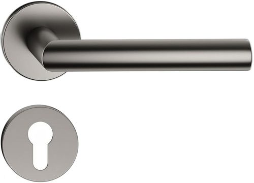 ELLE ajtókilincs kerek rozettás R SLIM vékony sötétszürke - CORONA PREMIUM PZ