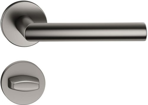 ELLE ajtókilincs kerek rozettás R SLIM vékony sötétszürke - CORONA PREMIUM WC