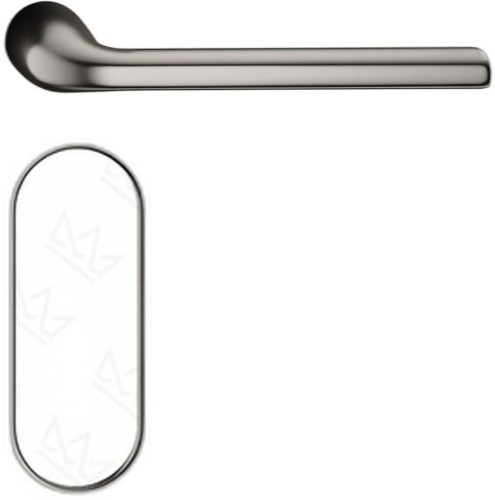 SCANDI ajtóajtókilincs négyzet alakú rozettás Q SLIM vékony sötétszürke - CORONA PREMIUM BB