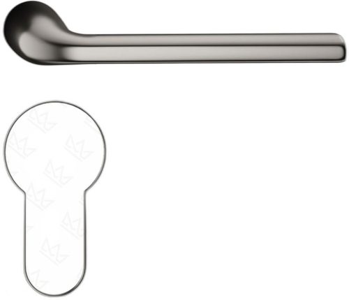 SCANDI ajtóajtókilincs négyzet alakú rozettás Q SLIM vékony sötétszürke - CORONA PREMIUM PZ