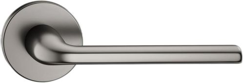 SCANDI ajtókilincs kerek rozettás R SLIM vékony sötétszürke - CORONA PREMIUM Csak kilincs felső roz