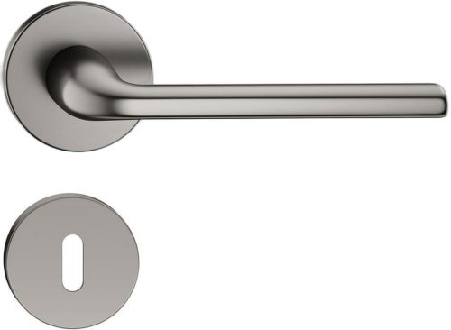 SCANDI ajtókilincs kerek rozettás R SLIM vékony sötétszürke - CORONA PREMIUM BB