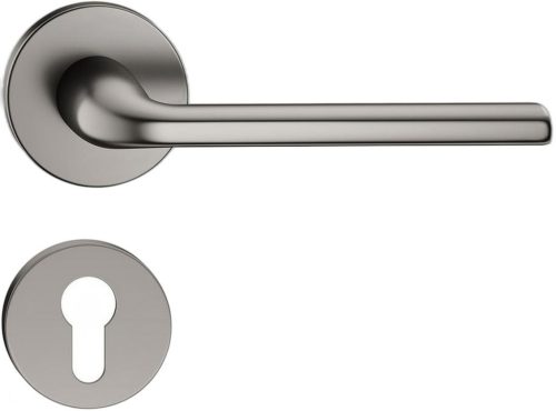 SCANDI ajtókilincs kerek rozettás R SLIM vékony sötétszürke - CORONA PREMIUM PZ