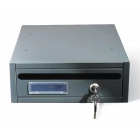 Lépcsőházi Postaláda Fektetett Antracit 27X34X10