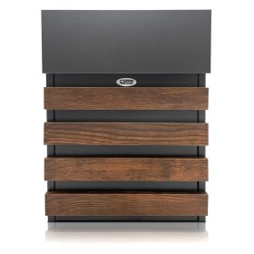 Cutie poștală Four-Lines Decor lemn Antracit-Nuc