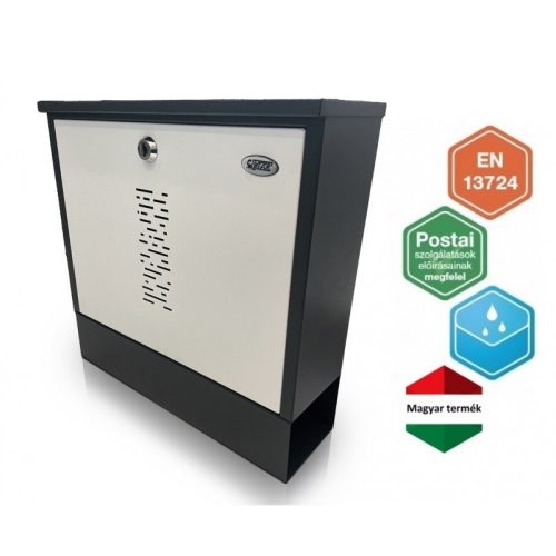 Cutie poștală Bi-colorat Minimal Anthracite