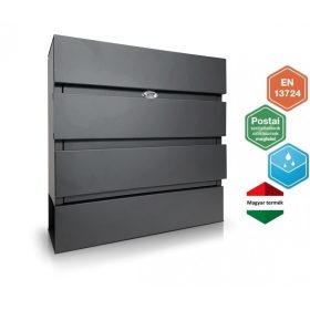 Gard cutie poștală Design I. Antracit