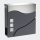 Mailbox Quaranta Black-Silver