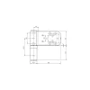 Ajtópánt SIKU 3D K 3135 RAL7016 barna 18–22 mm
