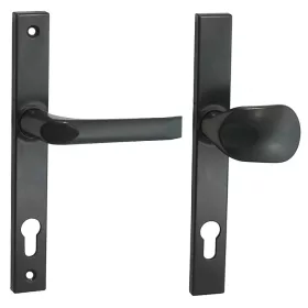   Hero Štvorcový Bezpečnosť Antracitová/grafitová šedá 90 mm PZ tlačidlo/rúčka