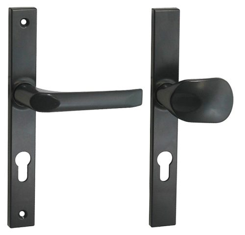 Felix szögletes Biztonsági Bejárati Gomb/ajtókilincs 7016 Antracit 72mm PZ