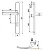 Hero Quadrat Sicherheit Anthrazit/Graphitgrau 92 mm PZ Knopf/Knopf