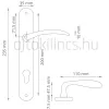 Scut de măsline Negru 90 mm PZ