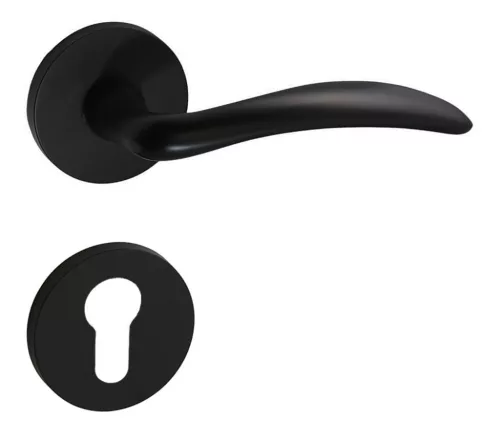 Olivová okrúhla rozeta čierna PZ