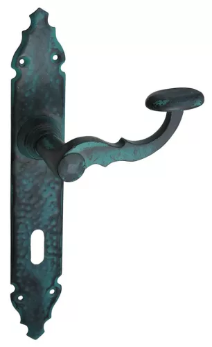 Hamburg zakrivené Starožitný Zelená farba 90 mm BB