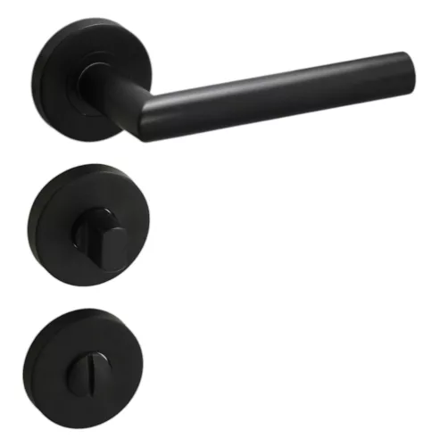 Tímea Rozetă rotundă Negru WC